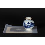 A porcelain inkwell auctioned at Tokyo Artclub in 1998 (lot 235). Japan, 18th century.