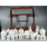 A porcelain spice rack.