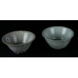 Two stoneware rice bowls, origin Vung Tau Cargo (sea finds auctioned at Christies, 1992). China, Kan