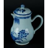 A porcelain milk jug with rich weeping willow and lotus flower decoration on the belly. China, Yongz