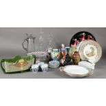 A very large lot of various porcelain and glassware.