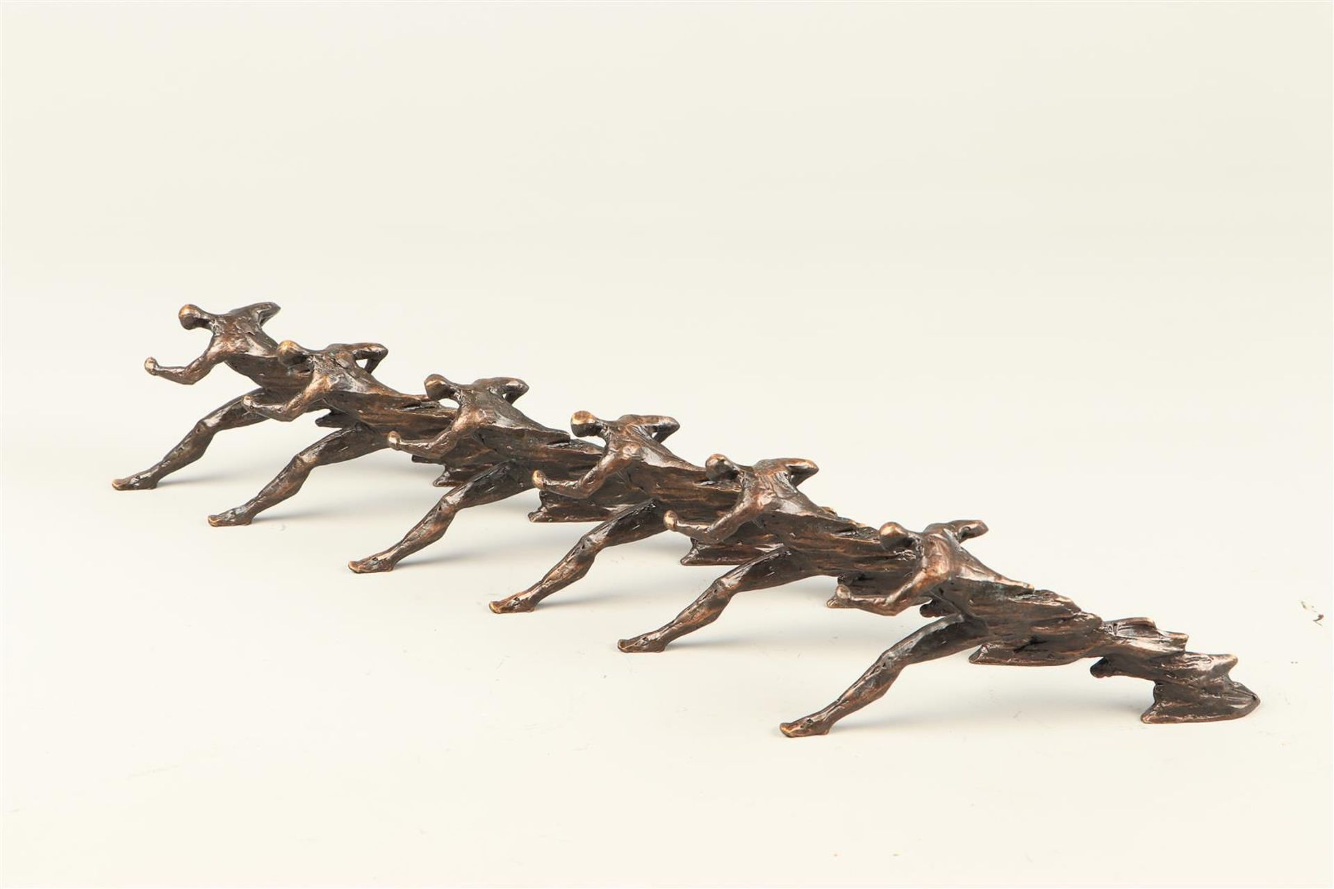 Mark Jurriens "Forward", sculptures in bronze.