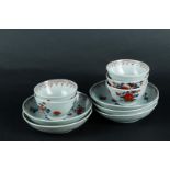 A set consisting of (5) Imari cups and saucers. China, 18th century.