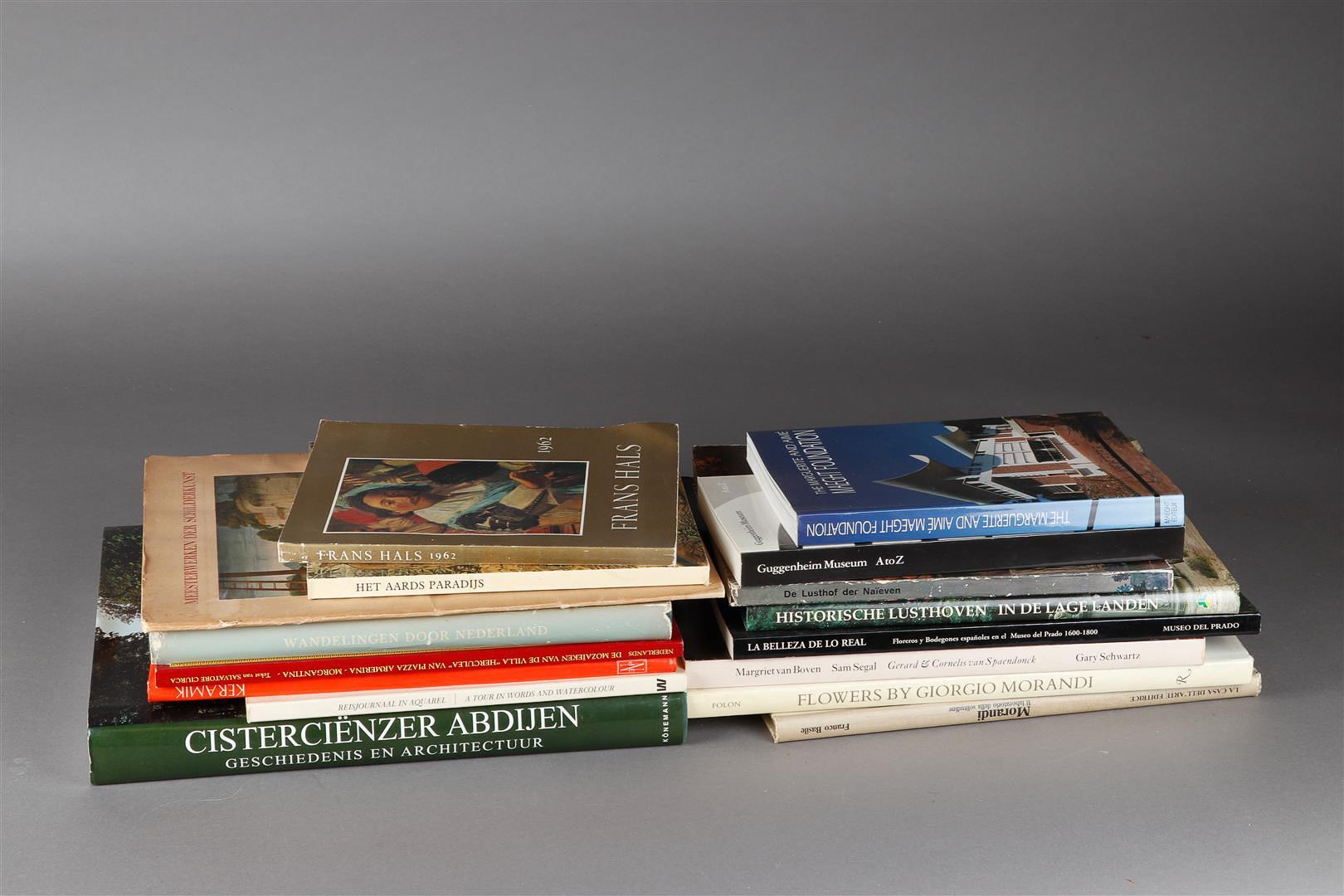 A lot of various books on art and architecture.