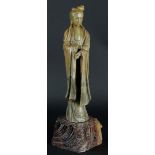 A Guan-Yin in soapstone. China, 20th century.