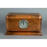 A mahogany clad mantel clock, Kienzle. Germany, 1st half 20th century.