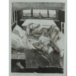 Flemish Artist, 1980, De morgenlust, signed, dated '80, and numbered: EA (in pencil), etching on pap