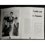 A program booklet with signatures from Beat group Freddie & the Dreamers and Wayne Fontana. Provena