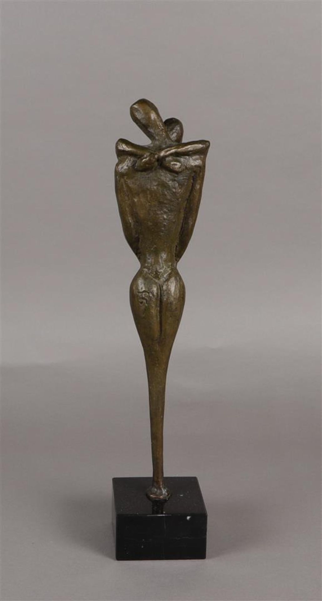 Jos Gielen (born Rotterdam 1952), Embrace, bronze on a honed marble base, including certificate. - Image 2 of 2