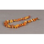 An Amber necklace.