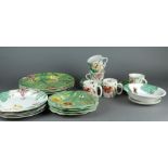 A spode service part consisting of (4) lower plates, (4) dinner plates, (4) lobed plates, (6) mugs,