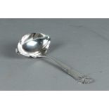 A silver serving spoon. Christian F. Heise. Copenhagen, 1919. 74 grams.