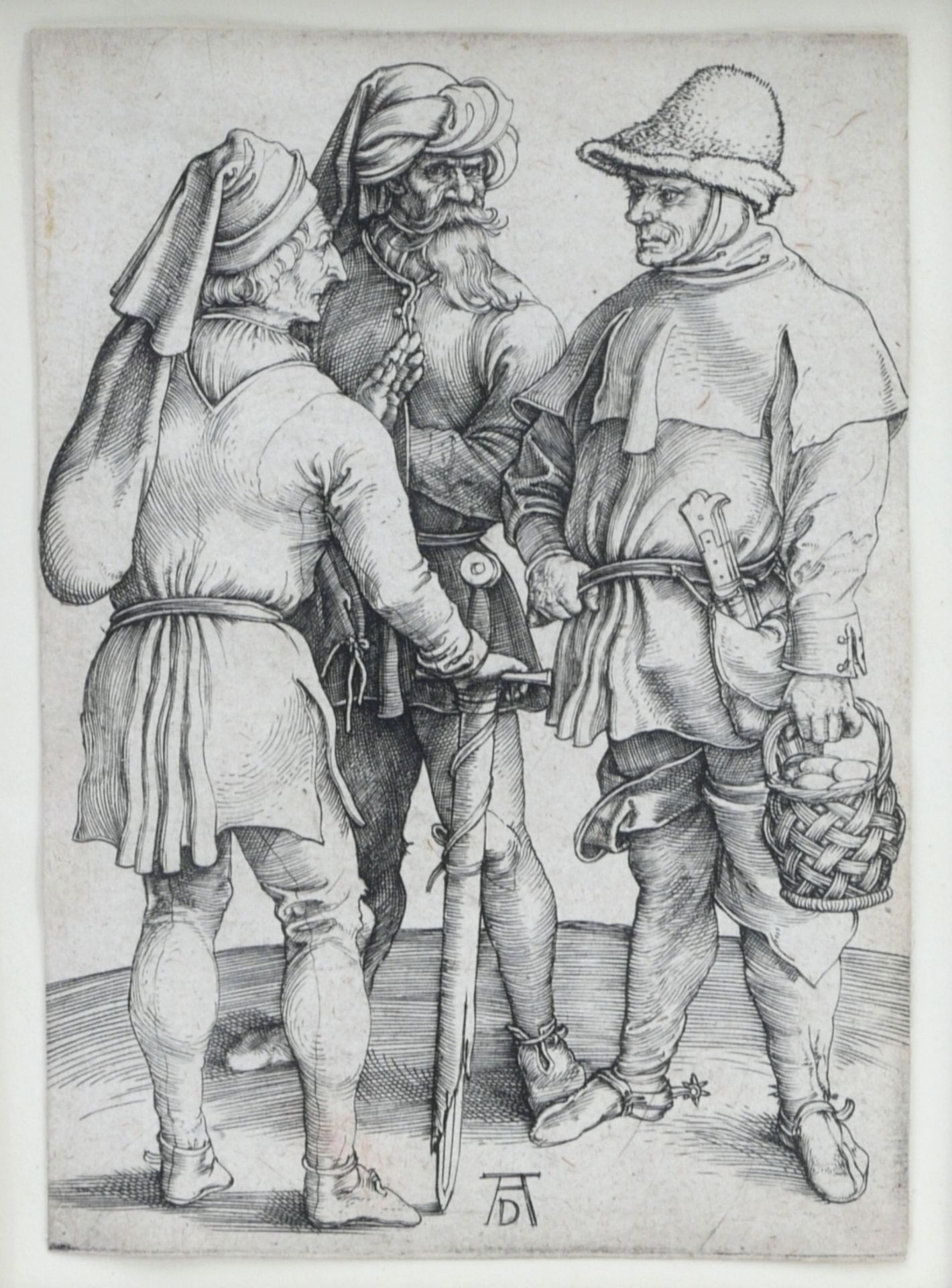 Dürer, Albrecht (1471-1528) - Die drei Bauern Kupferstich 1497/98 - Bild 14 aus 14