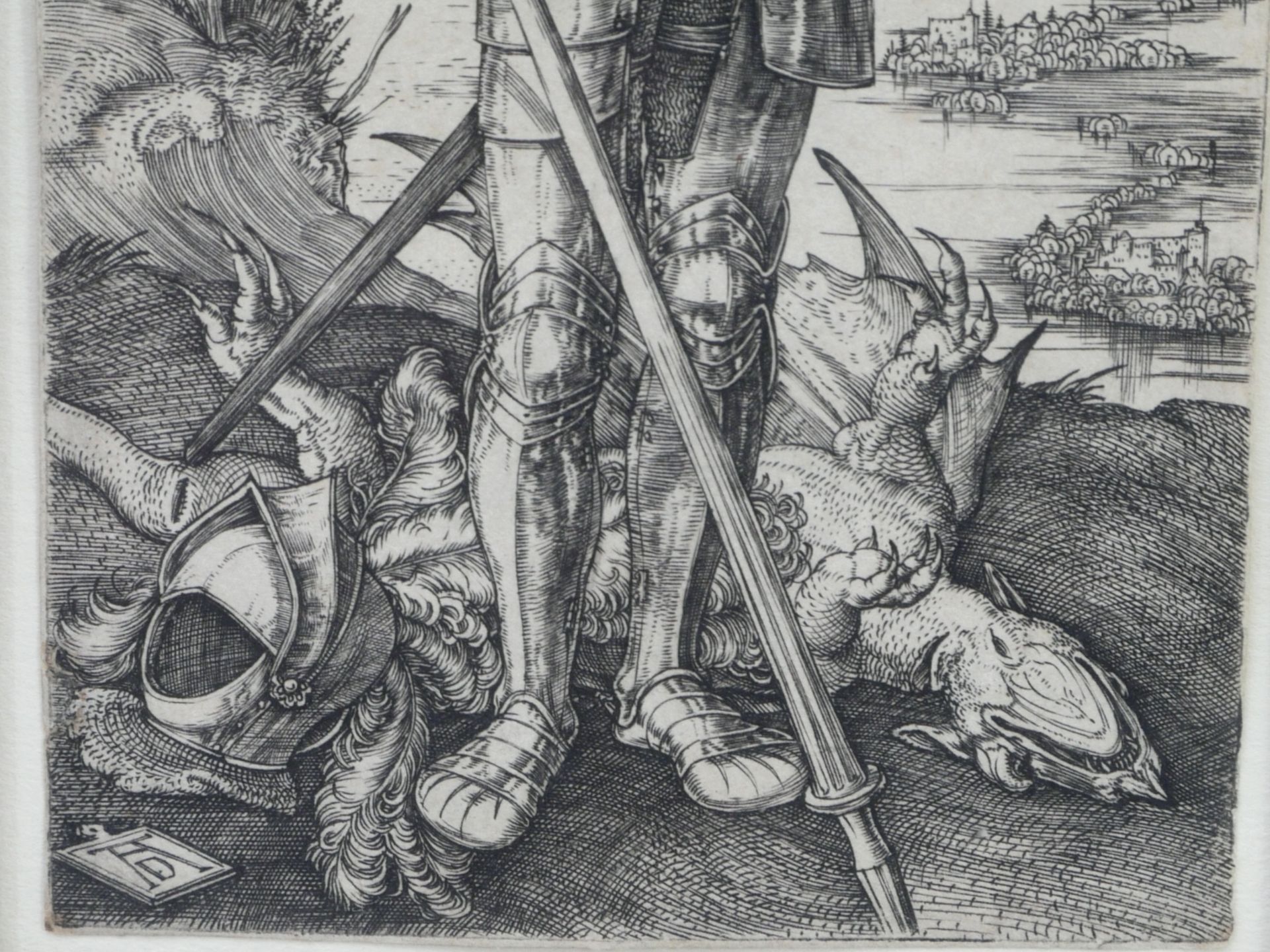 Dürer, Albrecht (1471-1528) - St. Georg zu Fuss Kupferstich um 1507/1508 - Bild 6 aus 11