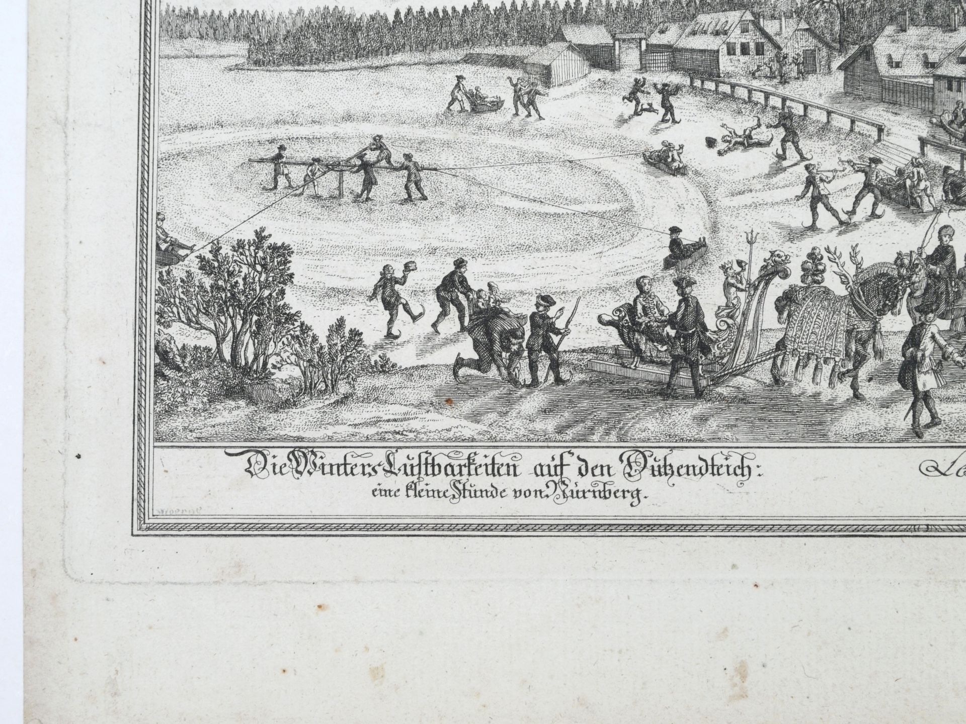 Delsenbach, Johann Adam (1687-1765) - Lustbarkeiten auf dem Dutzendteich um 1720 - Bild 4 aus 8