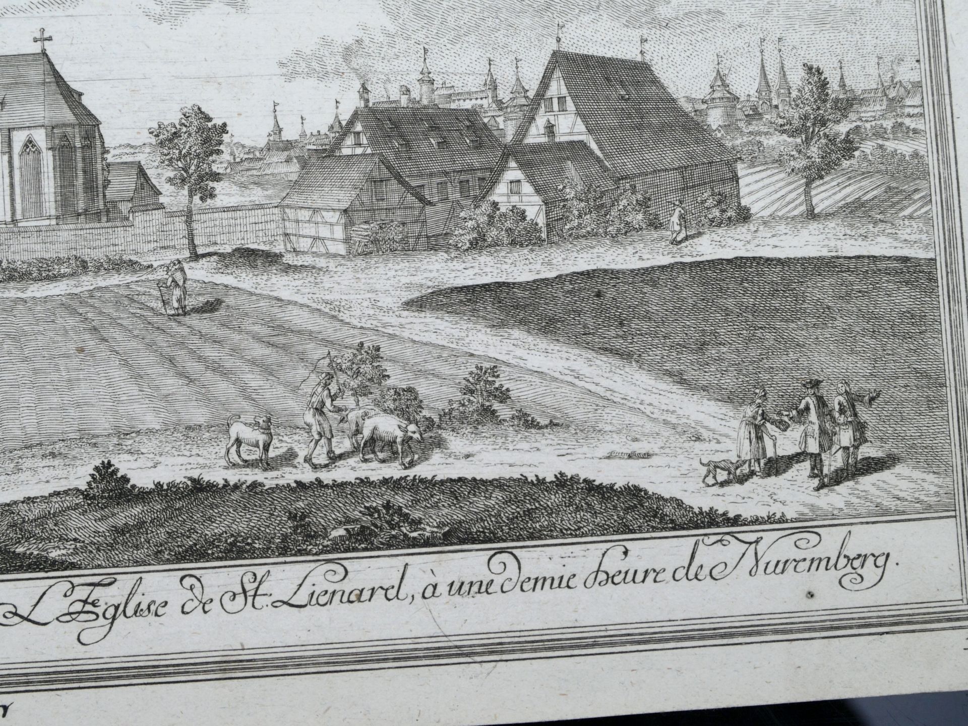 Delsenbach, Johann Adam (1687-1765) - Prospect des Platzes beym Thiergärtner Thor in Nürnberg 1714 - Bild 6 aus 7