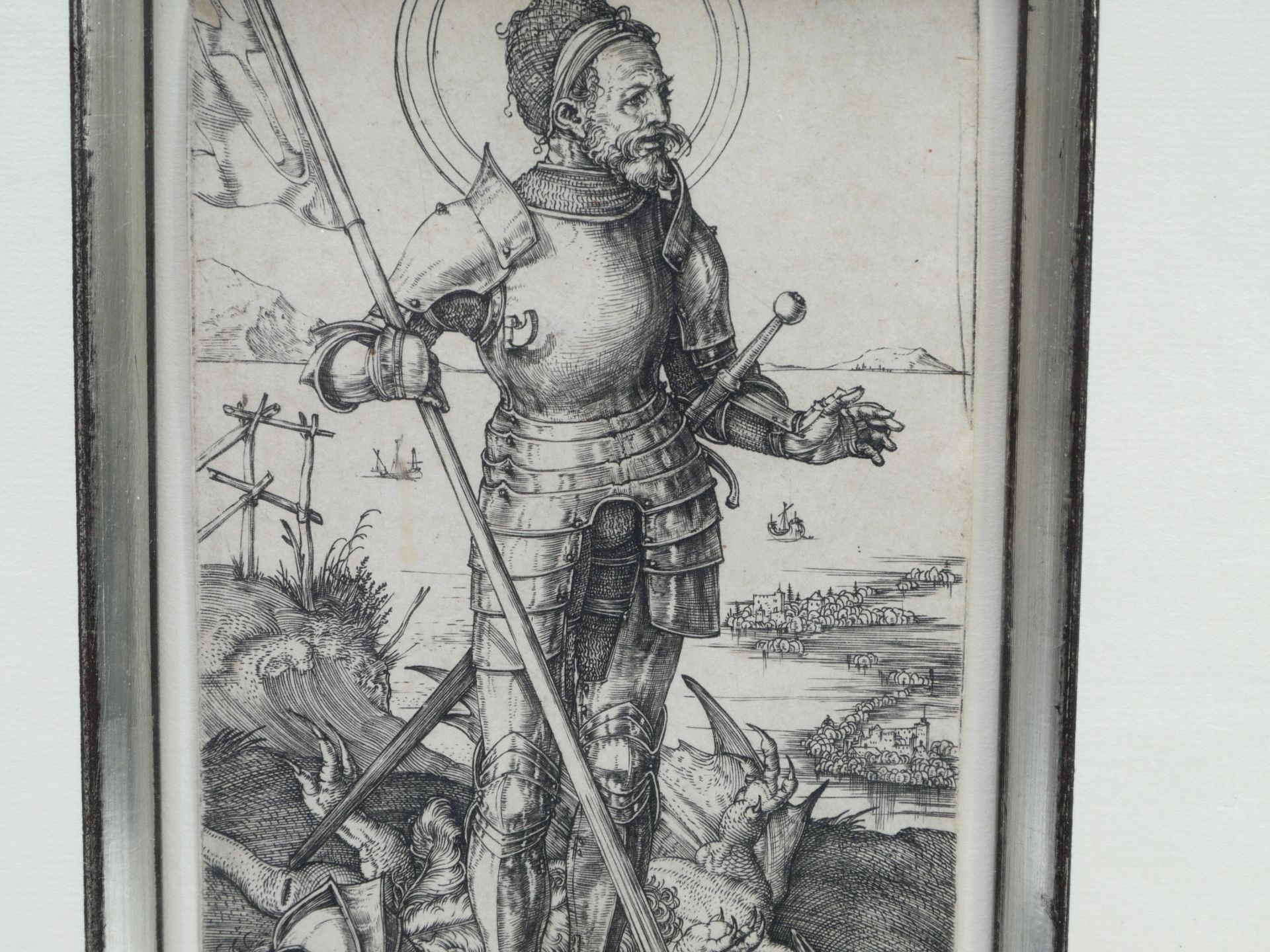 Dürer, Albrecht (1471-1528) - St. Georg zu Fuss Kupferstich um 1507/1508 - Bild 5 aus 11