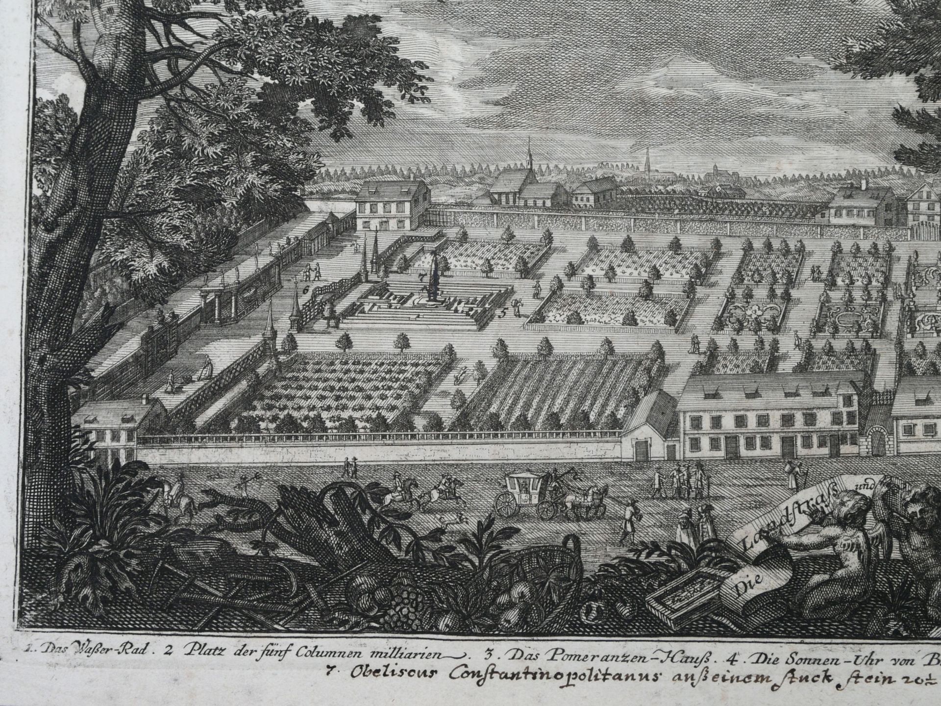 Decker, Paul (1677-1713) - Die Landstraß und Platz im Gostnhof um 1708 - Bild 3 aus 4