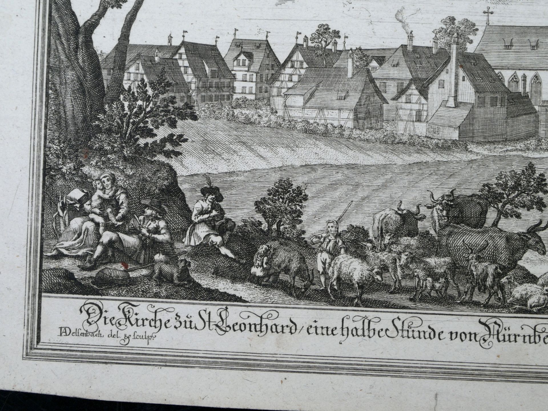 Delsenbach, Johann Adam (1687-1765) - Die Kirche zu St. Leonhard - Bild 5 aus 7