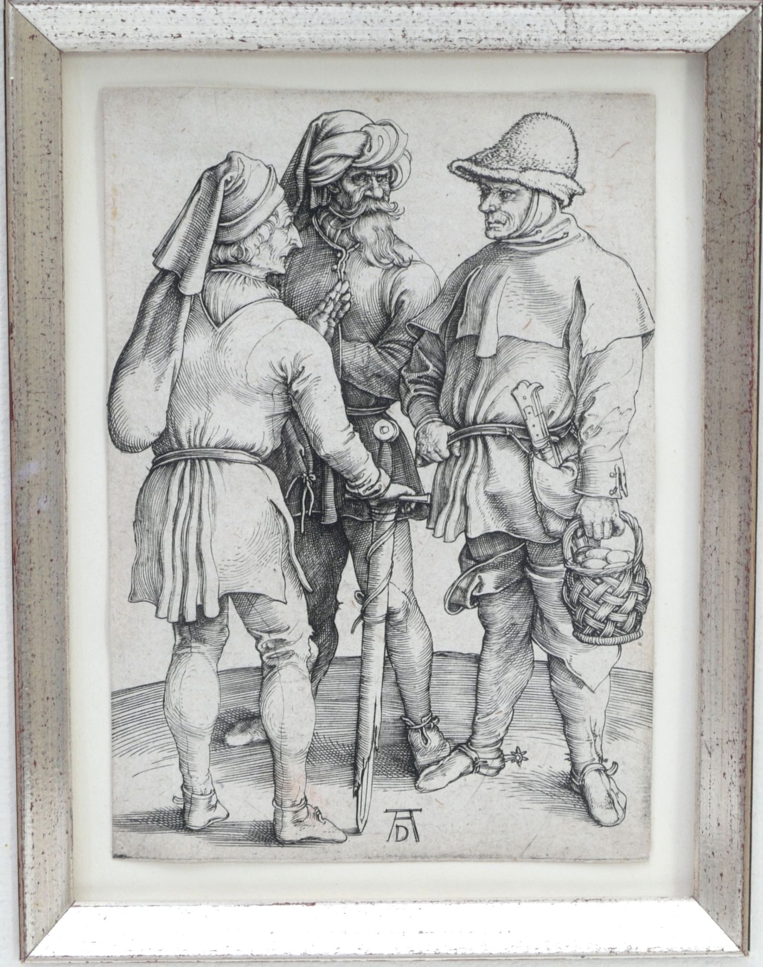 Dürer, Albrecht (1471-1528) - Die drei Bauern Kupferstich 1497/98 - Bild 5 aus 14