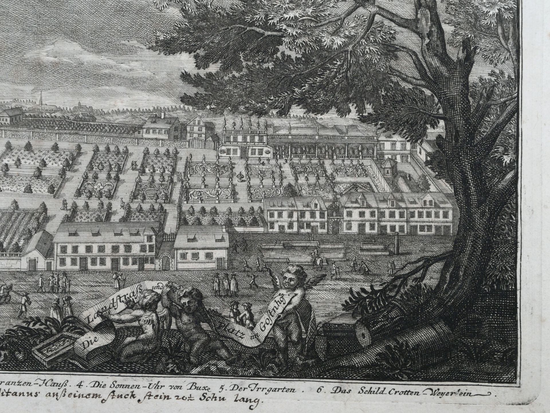 Decker, Paul (1677-1713) - Die Landstraß und Platz im Gostnhof um 1708 - Bild 4 aus 4