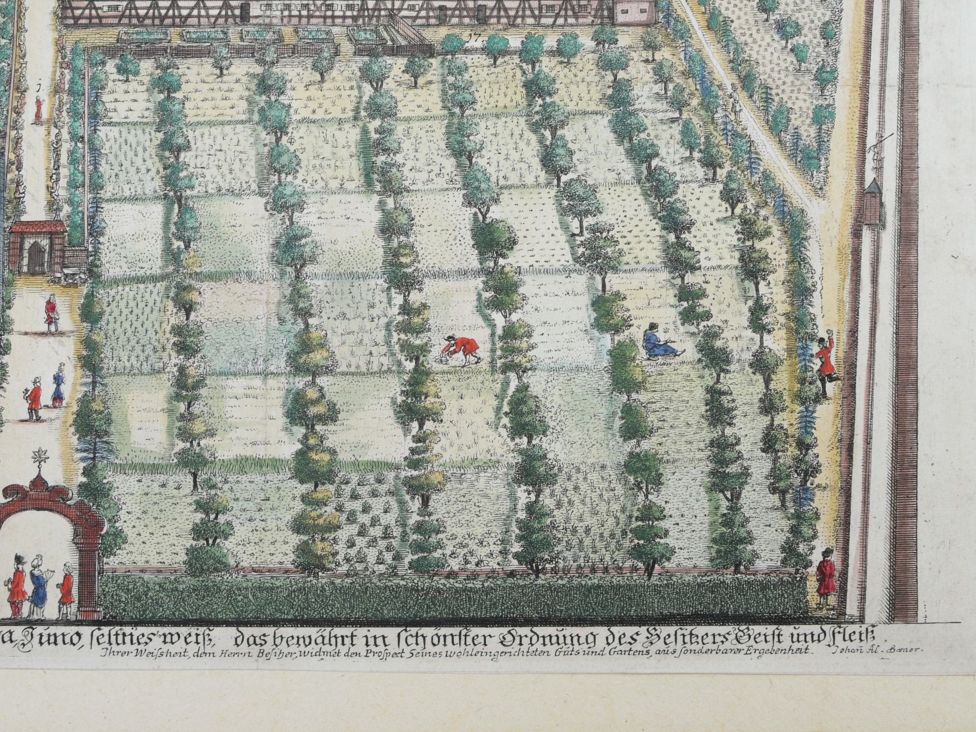 Boener, Johann Alexander (1647-1720) - Schmausengarten um 1700 - Bild 4 aus 12