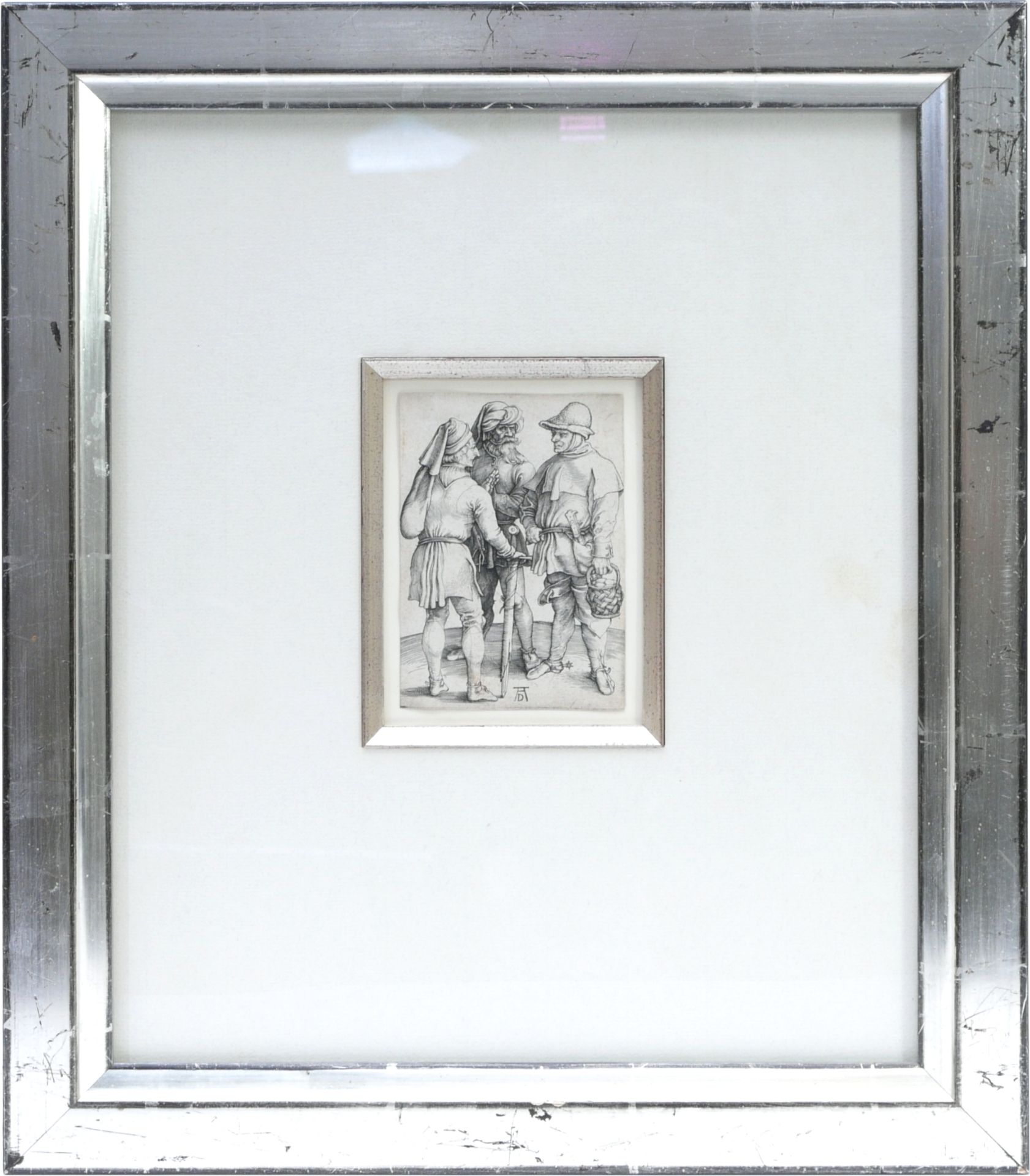 Dürer, Albrecht (1471-1528) - Die drei Bauern Kupferstich 1497/98 - Bild 2 aus 14