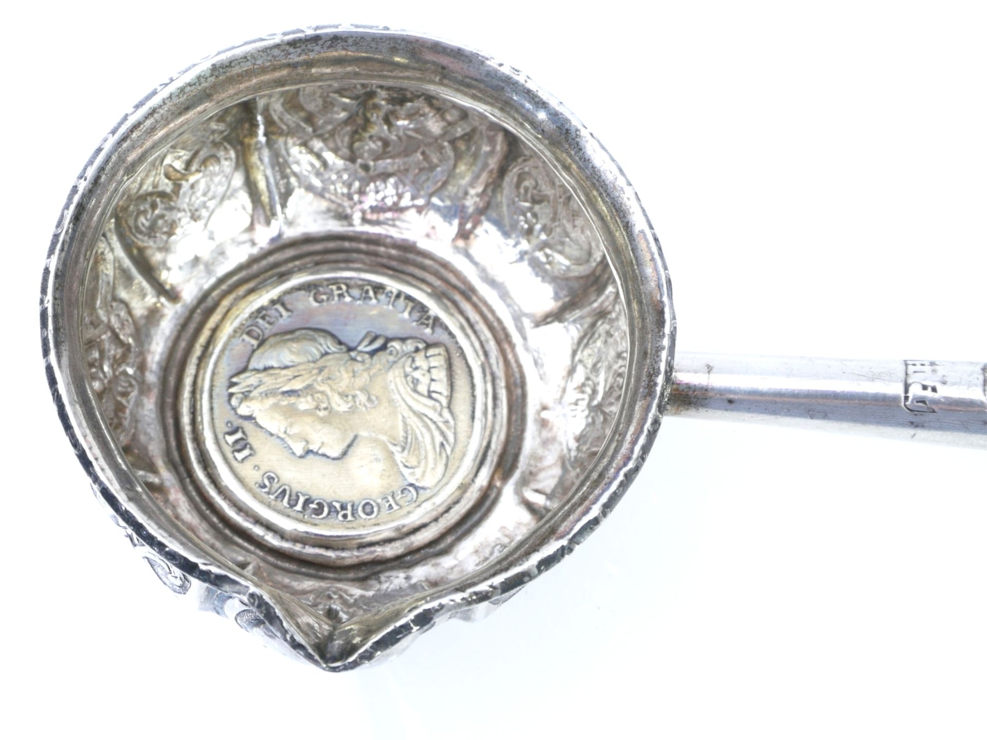 Münzkelle Silber 18. Jahrhundert England - Image 9 of 12