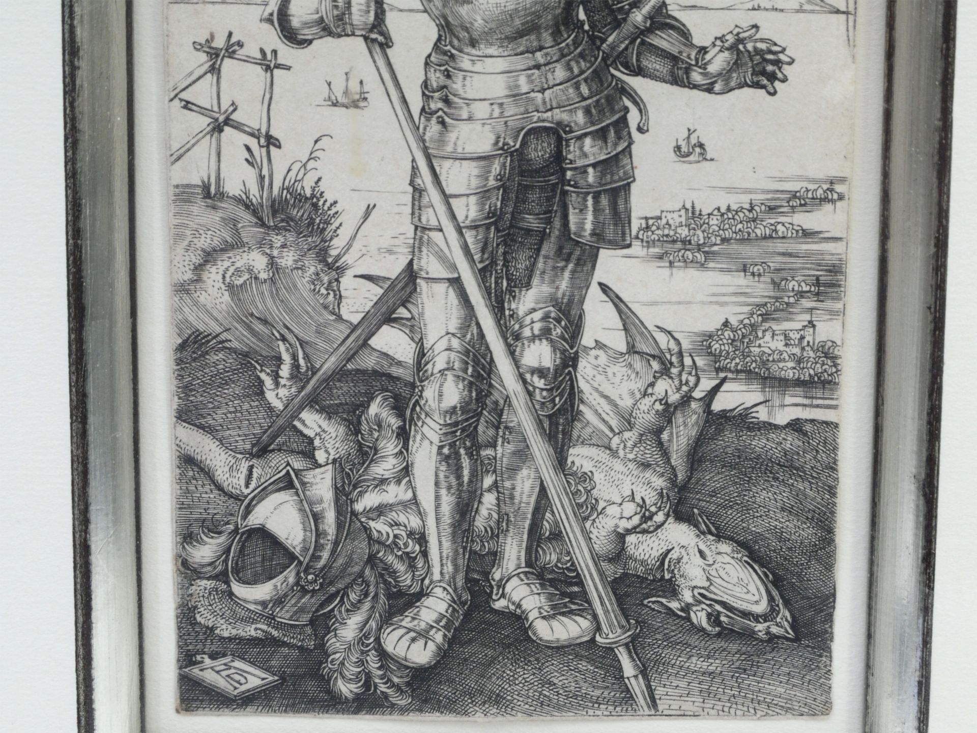 Dürer, Albrecht (1471-1528) - St. Georg zu Fuss Kupferstich um 1507/1508 - Bild 4 aus 11