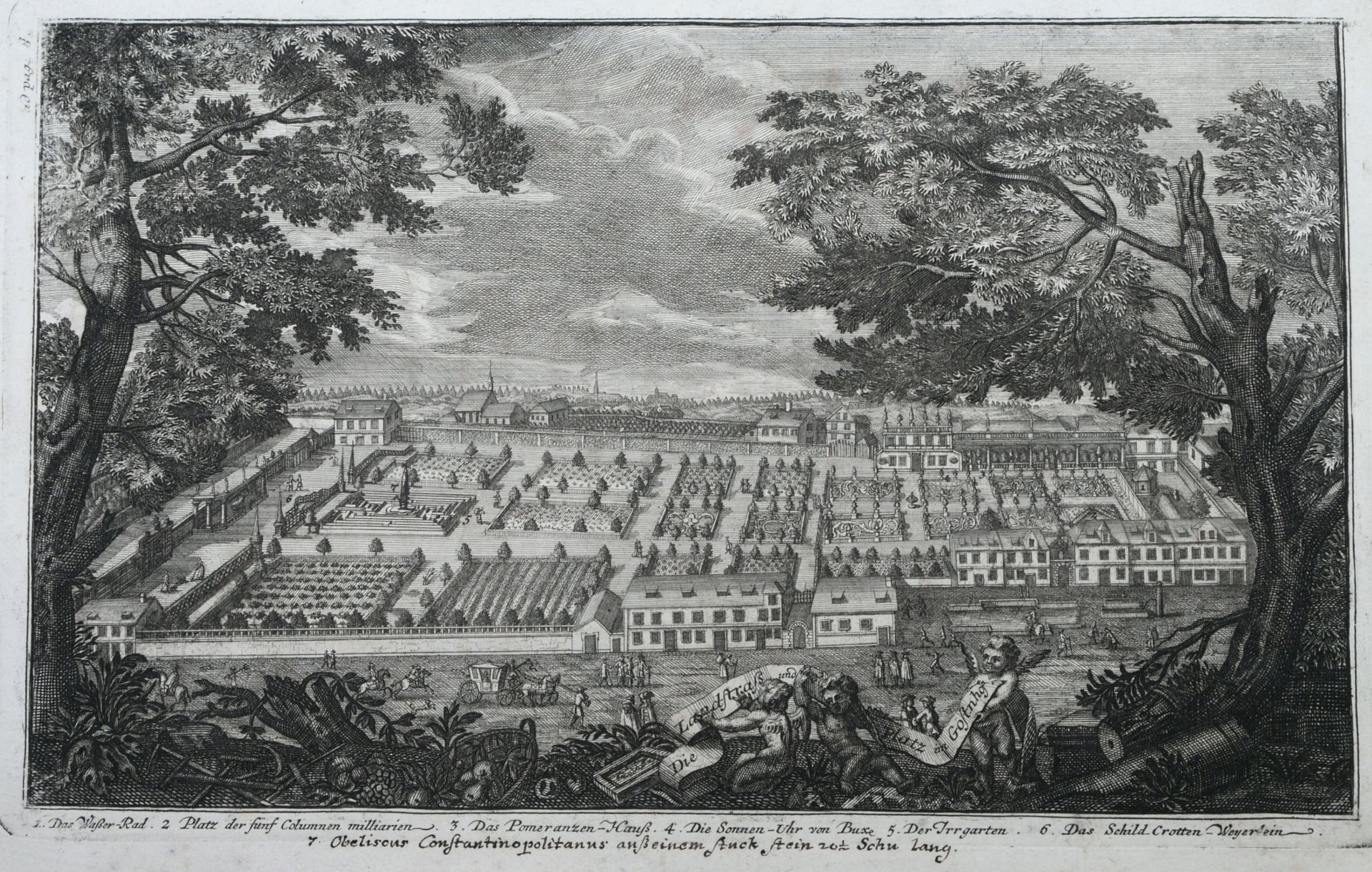 Decker, Paul (1677-1713) - Die Landstraß und Platz im Gostnhof um 1708