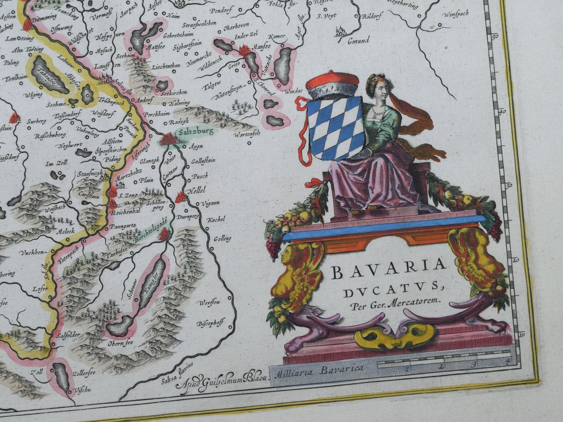Posten aus 3 Landkarten 17. Jahrhundert - Image 7 of 10