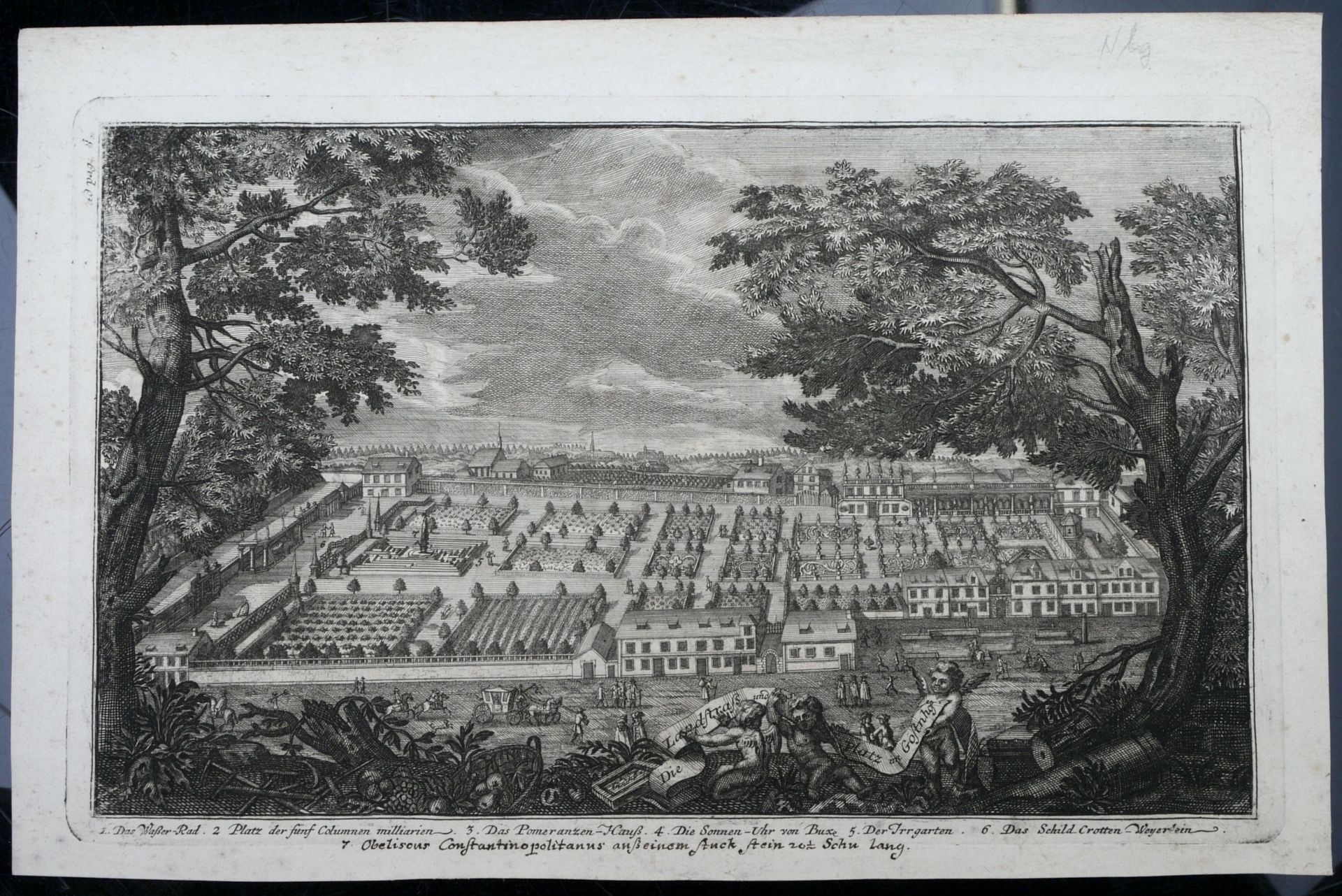 Decker, Paul (1677-1713) - Die Landstraß und Platz im Gostnhof um 1708 - Bild 2 aus 4