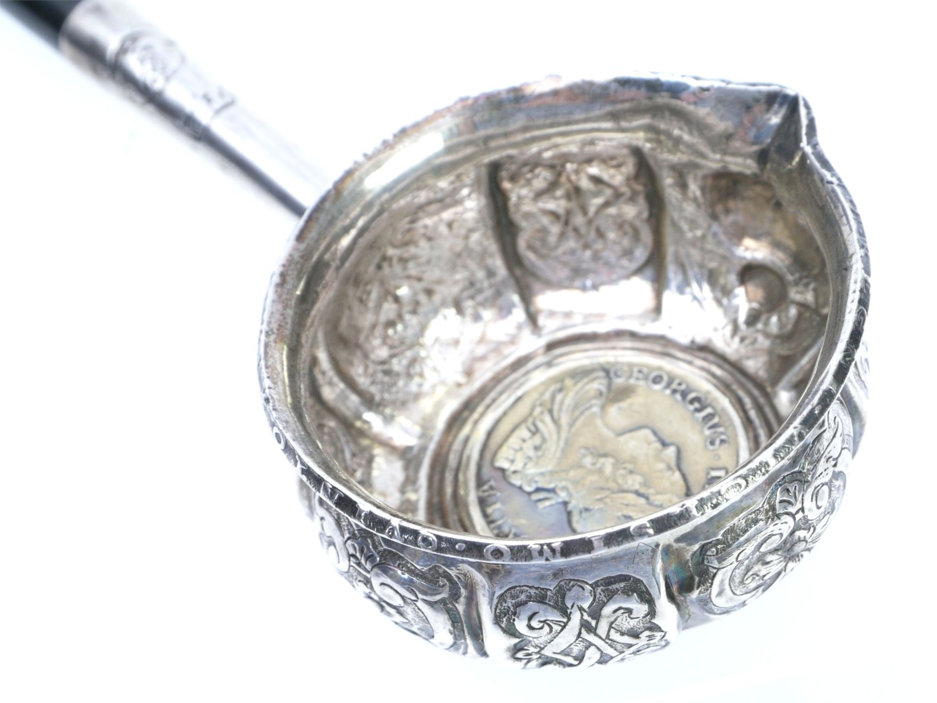 Münzkelle Silber 18. Jahrhundert England - Image 10 of 12