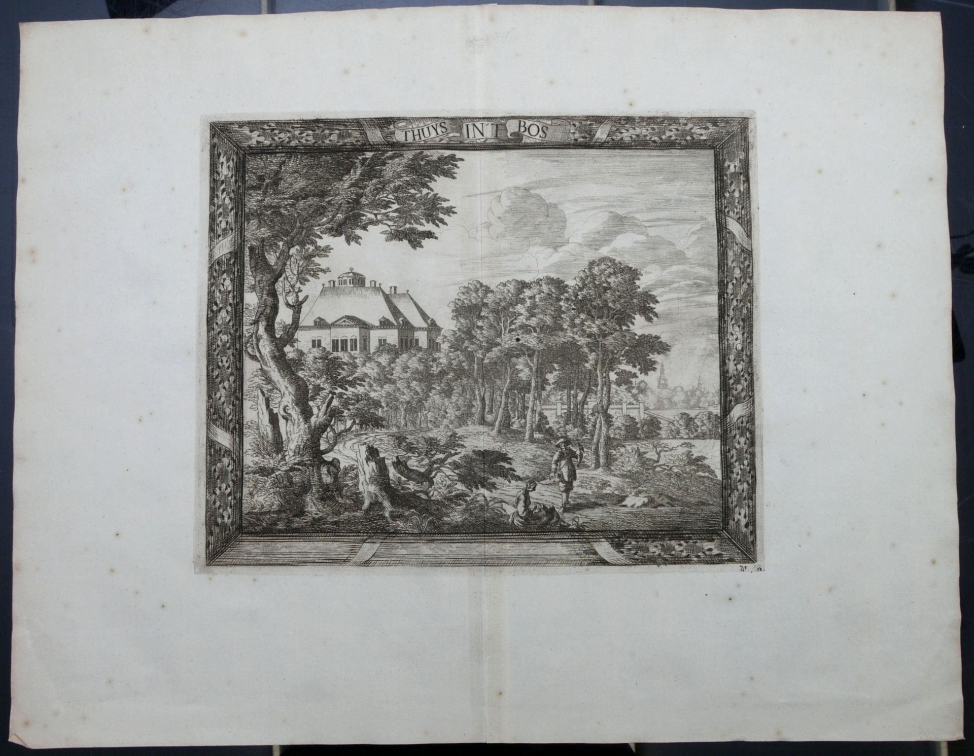 Elandts/ Elandt Cornelis (1663-1681) - Thuys in`t bos Radierung - Bild 2 aus 5