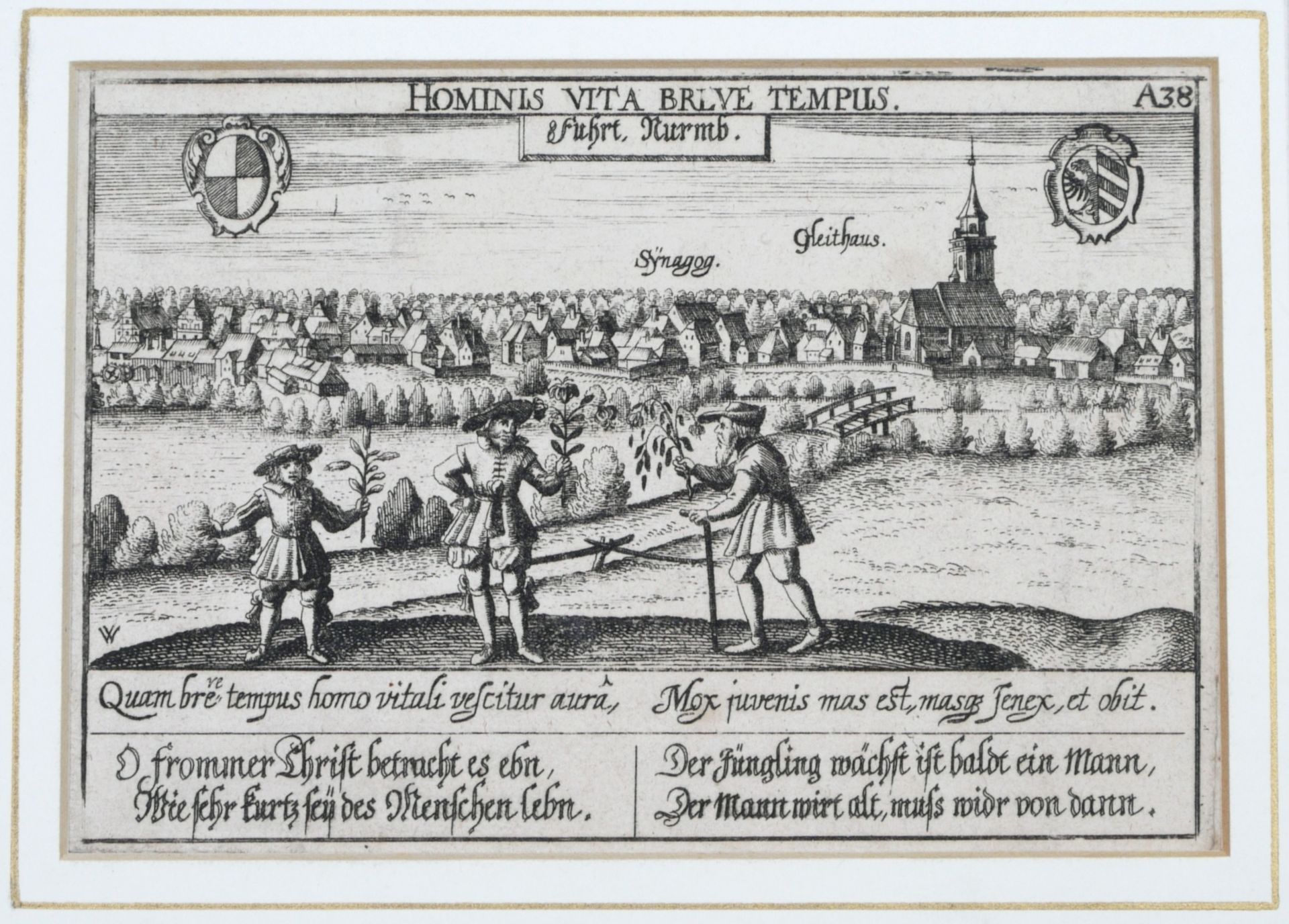 Meisner, Daniel (1585-1625) - 3 Nürnberger Ansichten aus dem politischen Schatzkästlein - Bild 2 aus 5