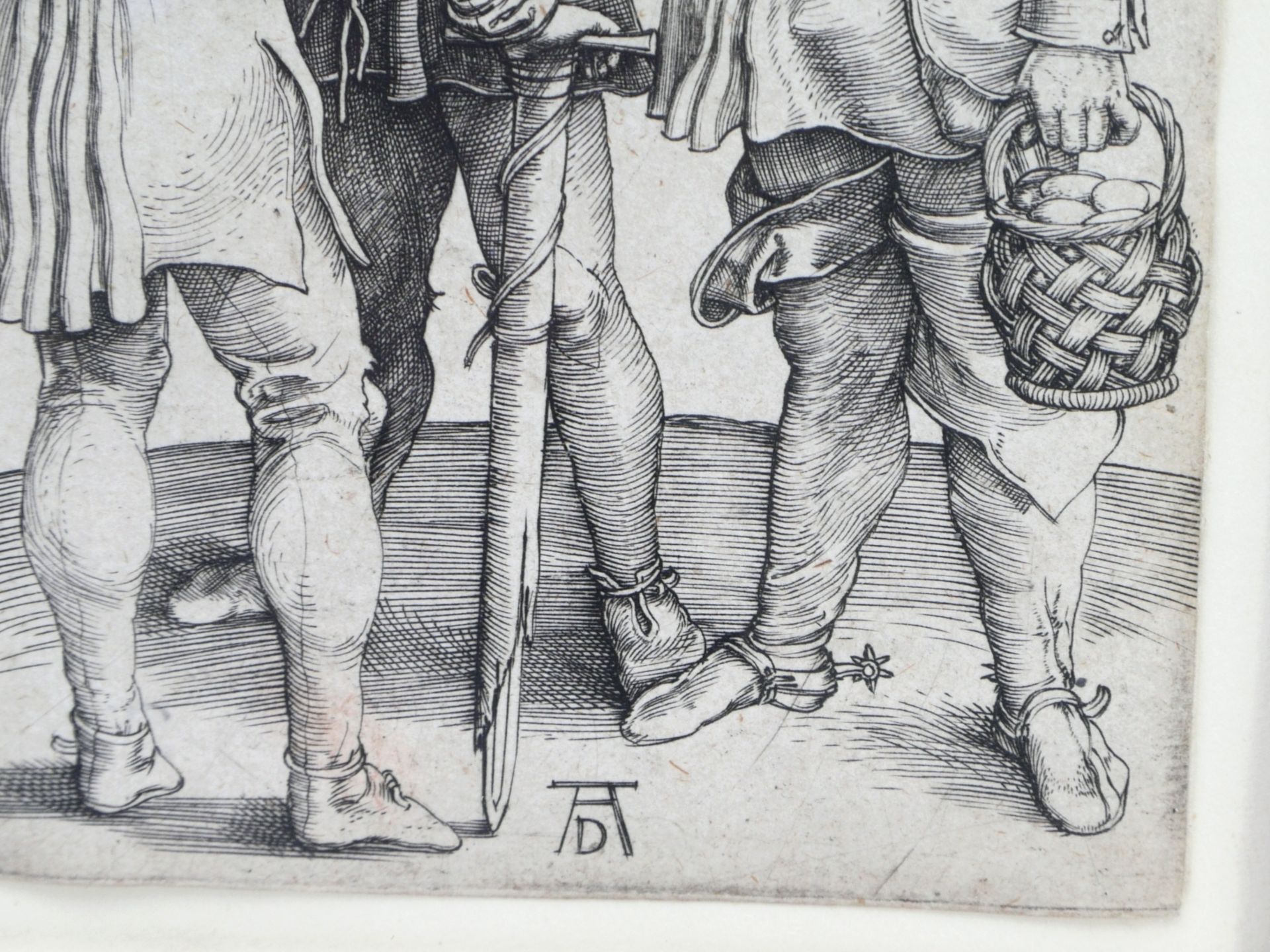 Dürer, Albrecht (1471-1528) - Die drei Bauern Kupferstich 1497/98 - Bild 10 aus 14