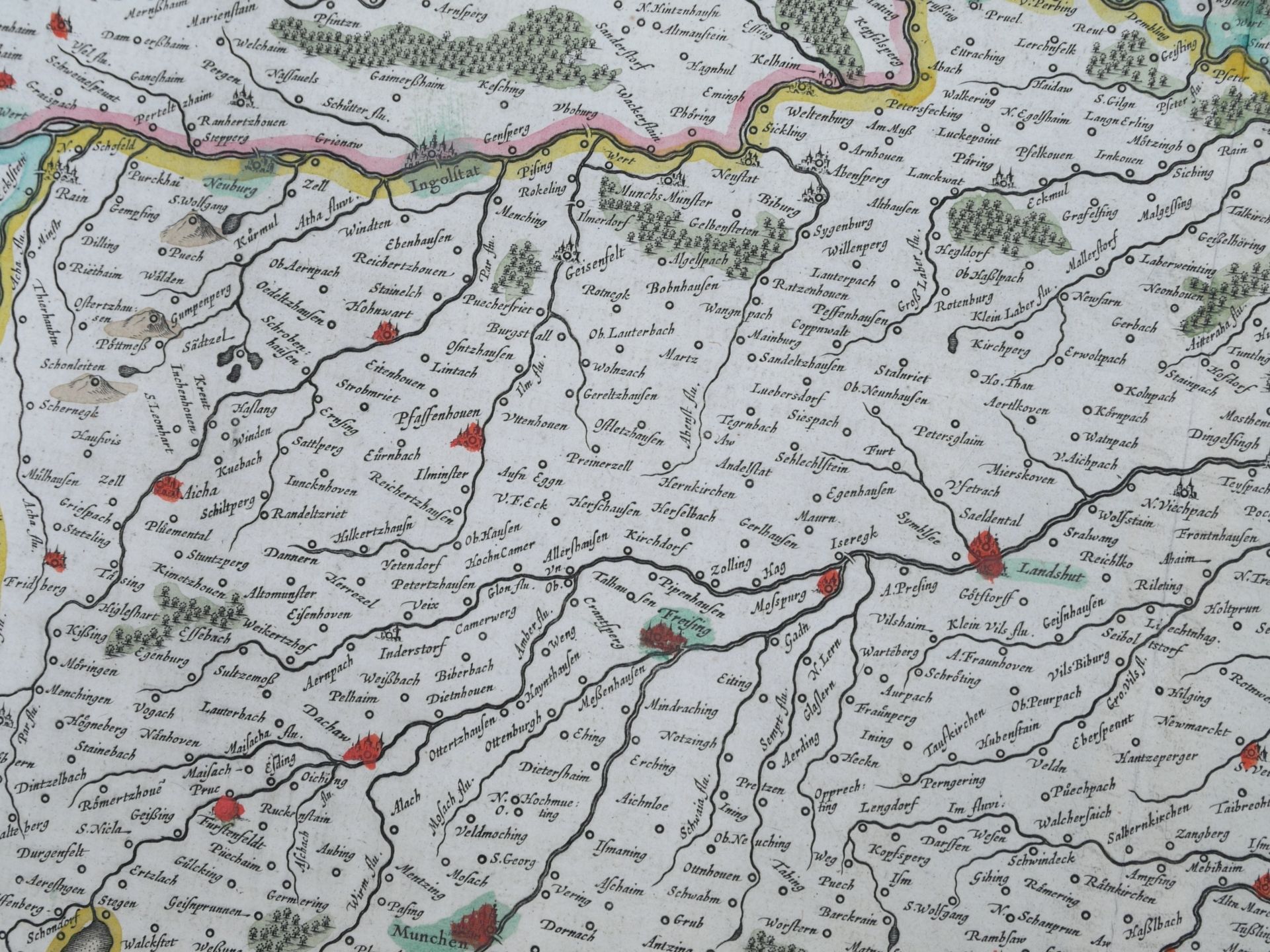 Posten aus 3 Landkarten 17. Jahrhundert - Bild 8 aus 10