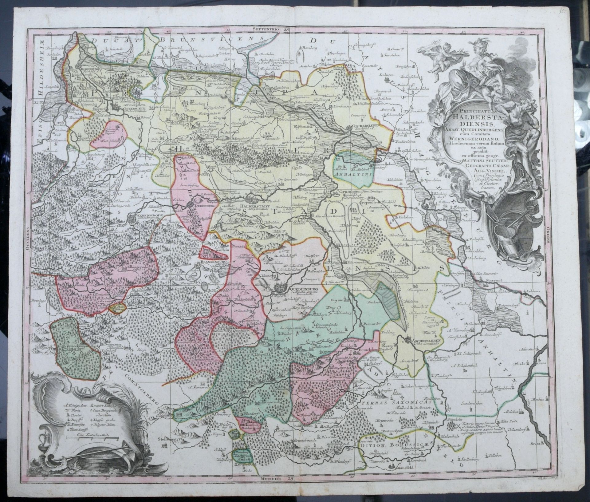 5 Kupferstichkarten 17./ 18. Jahrhundert - Bild 2 aus 11