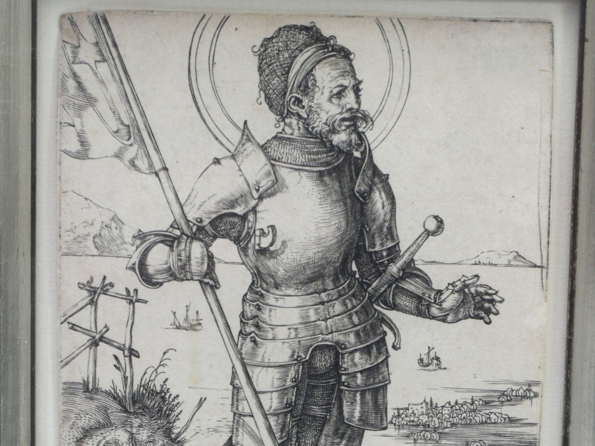 Dürer, Albrecht (1471-1528) - St. Georg zu Fuss Kupferstich um 1507/1508 - Bild 3 aus 11