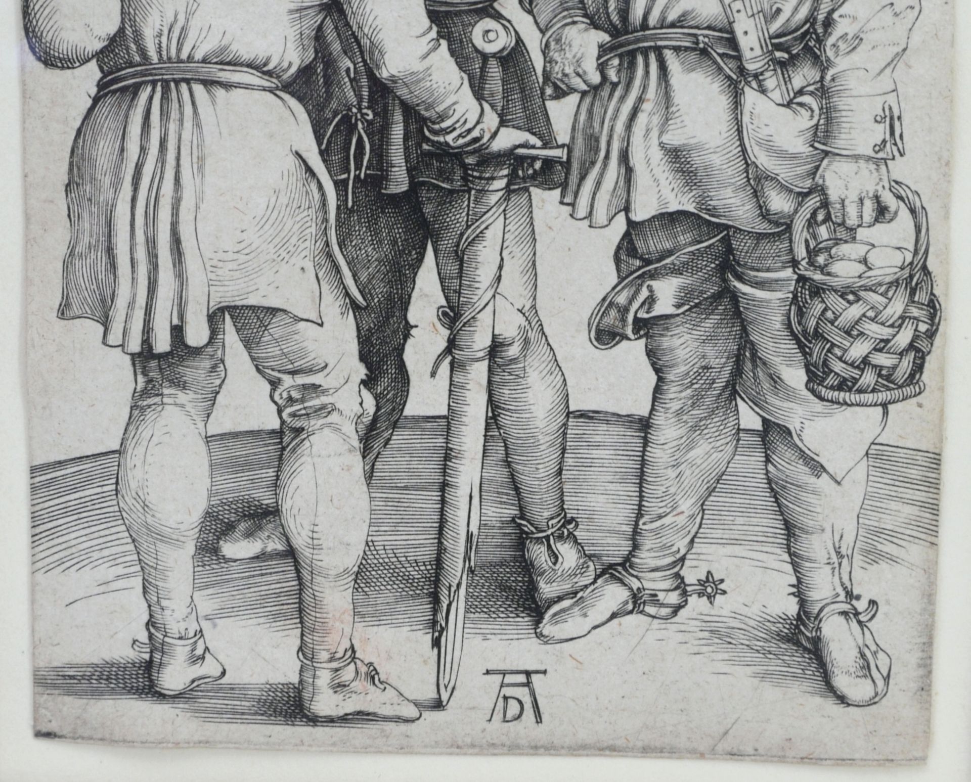 Dürer, Albrecht (1471-1528) - Die drei Bauern Kupferstich 1497/98 - Bild 7 aus 14