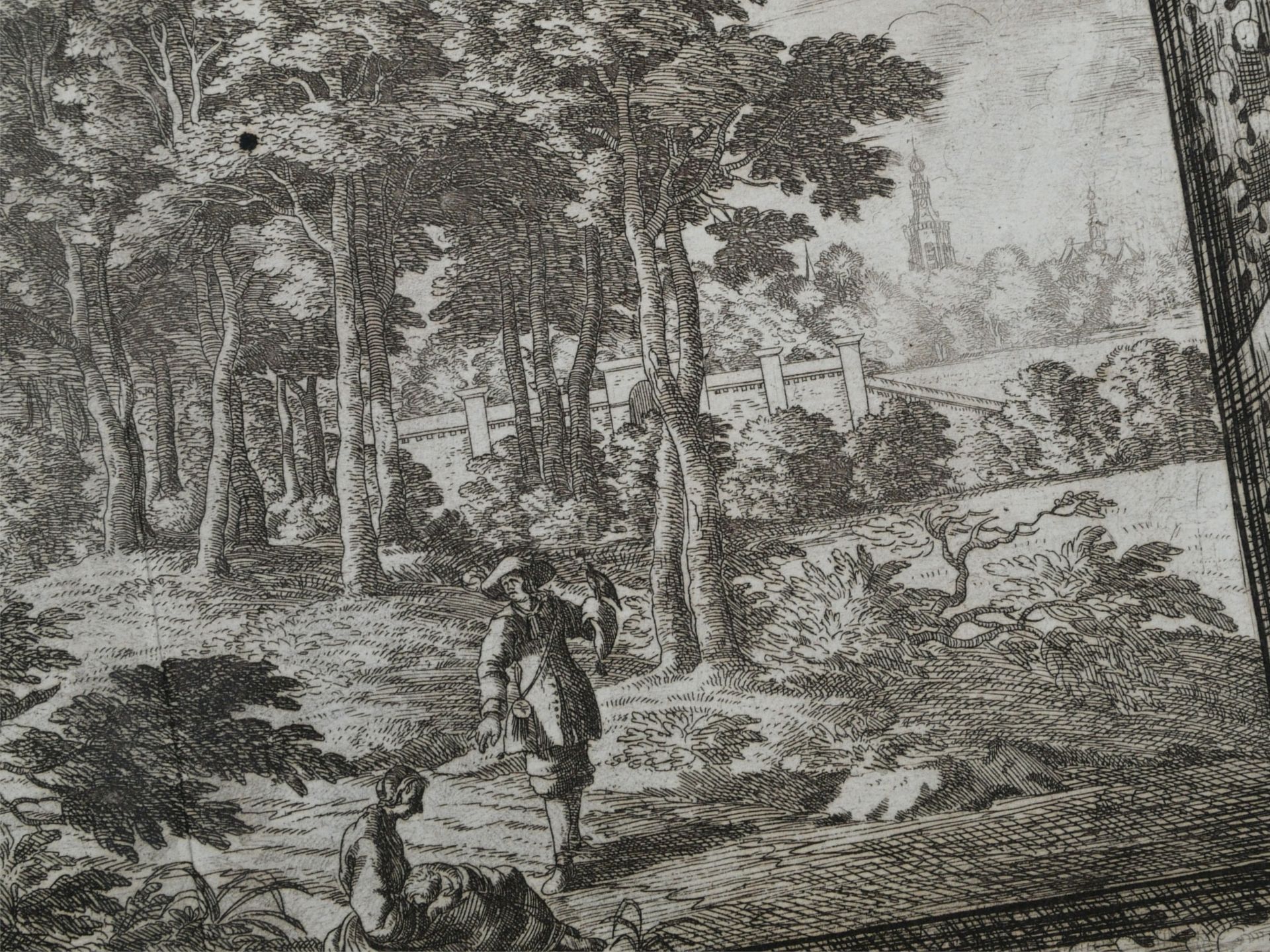 Elandts/ Elandt Cornelis (1663-1681) - Thuys in`t bos Radierung - Bild 5 aus 5