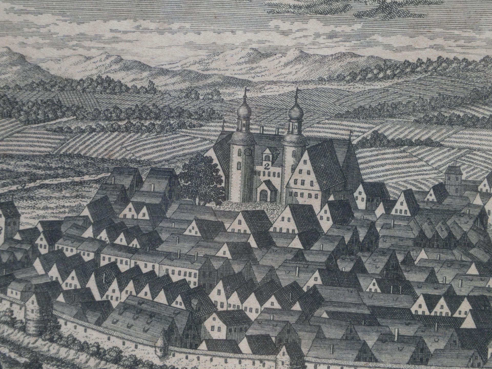 Roth, Christoph Melchior (1720-1798) - Herspruck-Land-Pfleg Amt Gesamtansicht der Stadt Hersbruck um - Bild 6 aus 6