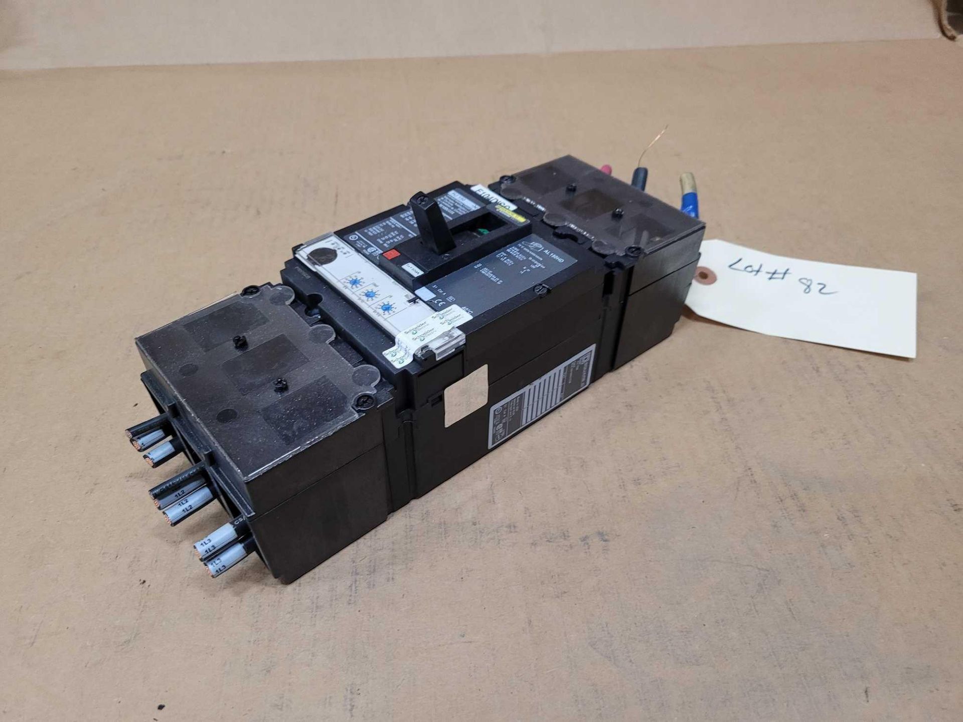 SQUARE D HJL36100U33X 100 AMP CIRCUIT BREAKER POWERPACT