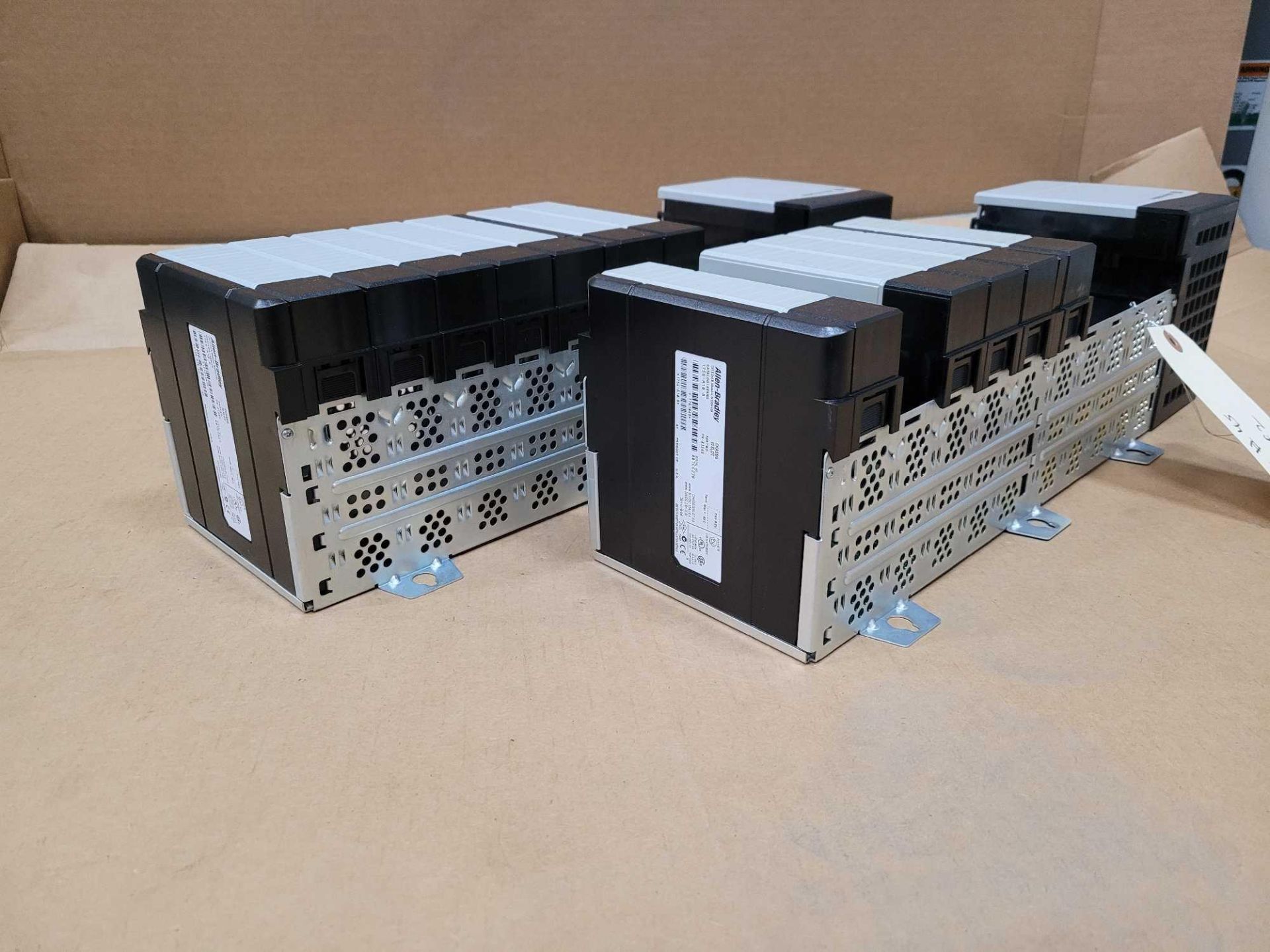 LOT OF 2 ALLEN BRADLEY 1756-PA75 /B AC POWER SUPPLY W/ 1756-A10 /B 10 SLOT CHASSIS - Image 2 of 4