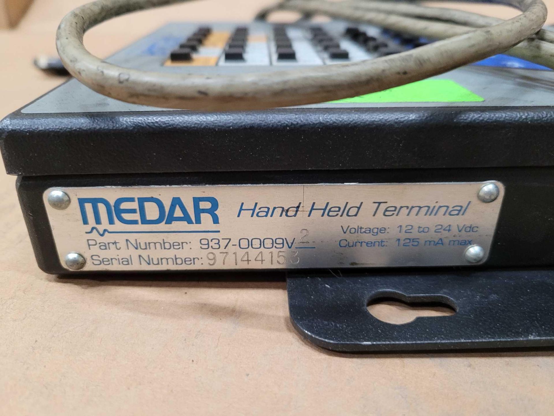 MEDAR DEP100S 937-0009V2 HANDHELD TERMINAL - Image 3 of 3