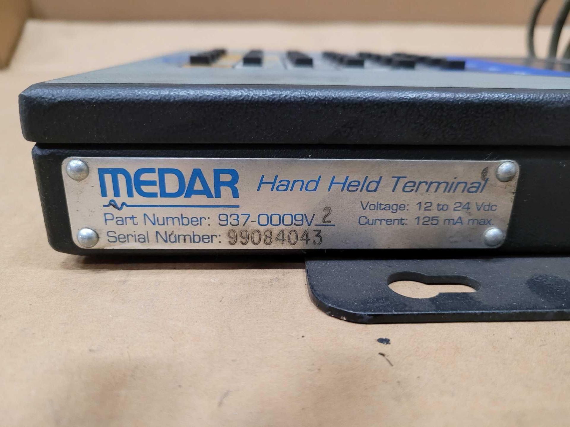 MEDAR DEP100S 937-0009V2 HANDHELD TERMINAL - Image 3 of 3