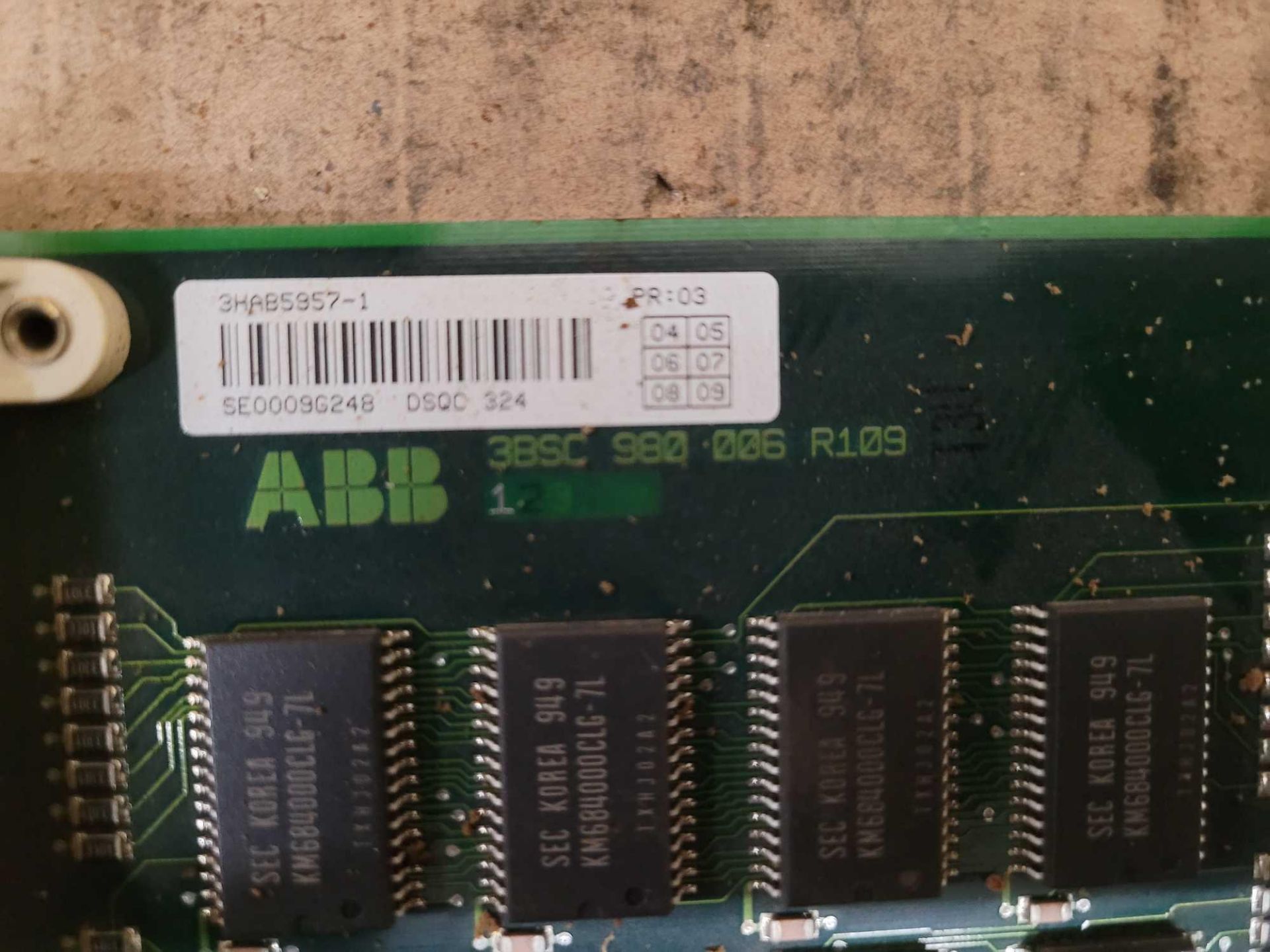 LOT OF 6 ABB 3HAB5957-1 3BSC-980-006-R109 MEMORY BOARD - Image 8 of 8