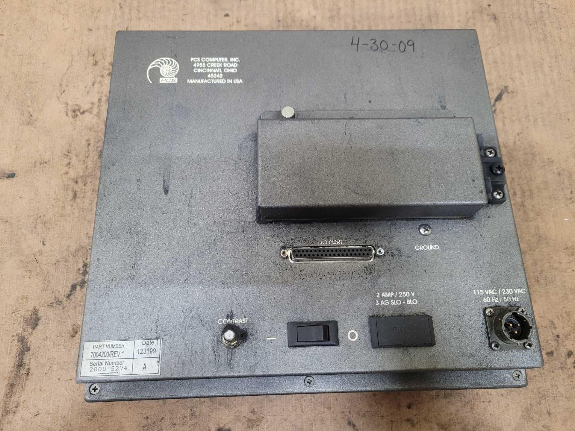 ABB 7004200/REV1 OPERATOR INTERFACE TOUCH PANEL - Image 2 of 3