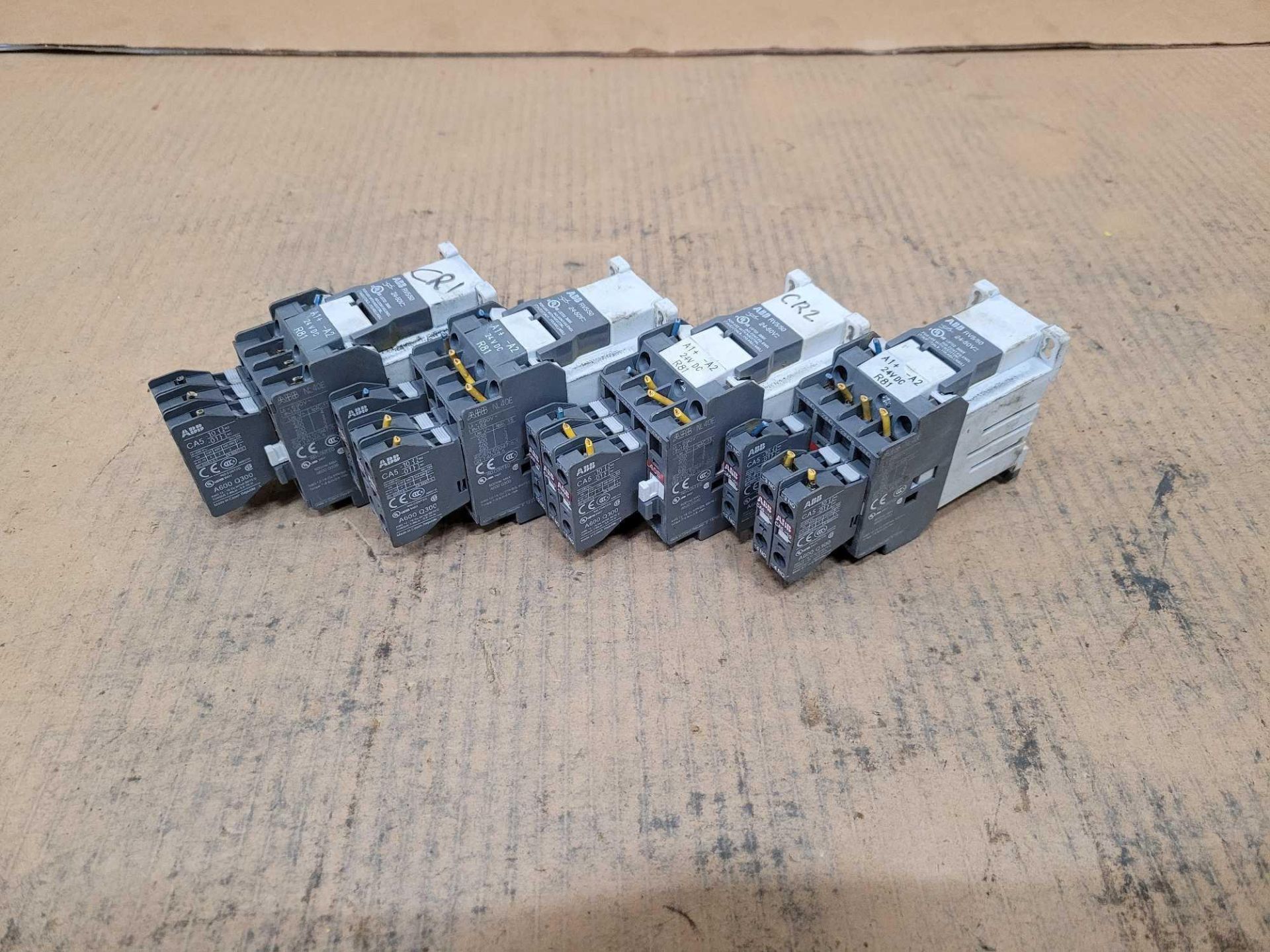 LOT OF 4 ABB NL40E RELAY CONTACTOR