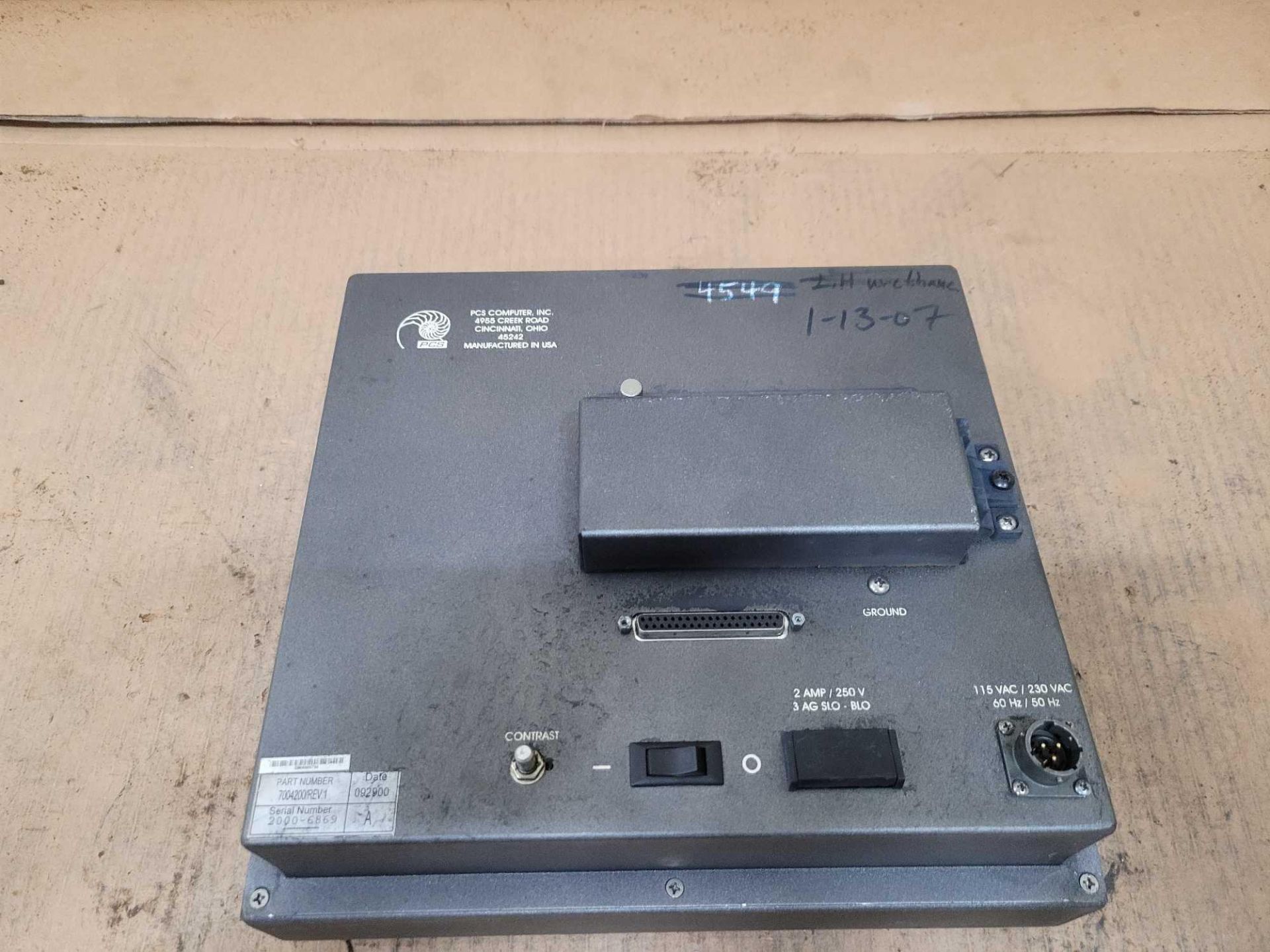 ABB 7004200/REV1 OPERATOR INTERFACE TOUCH PANEL - Image 2 of 3